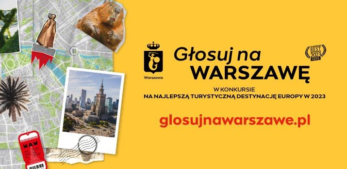 Warszawa startuje w prestiżowym plebiscycie - European Best Destination 2023