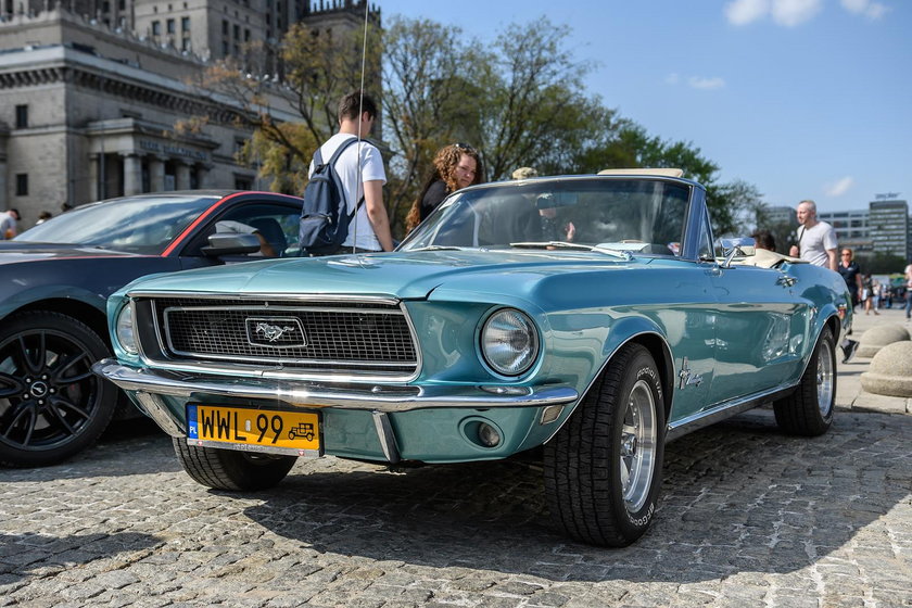 Zlot Mustangów w Warszawie