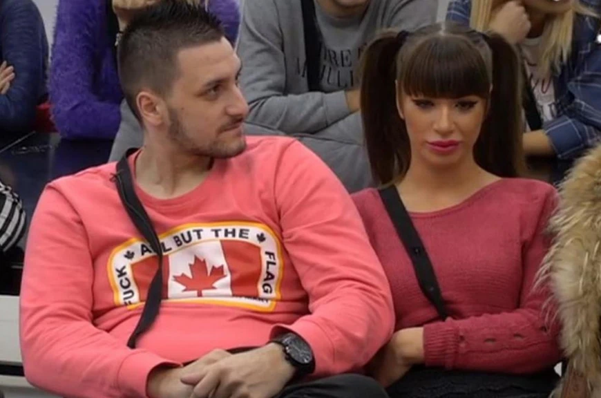 Lazar Čolić Zola i Miljana Kulić (Foto: Screenshot TV Pink)