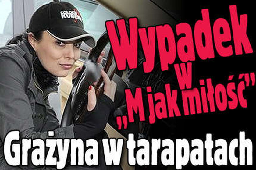 Wypadek w "M jak miłość". Grażyna w tarapatach