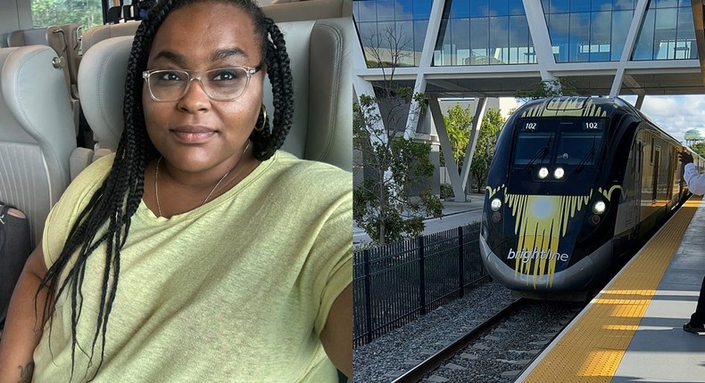 Brightline's train service helped me dodge traffic.Ronny Maye