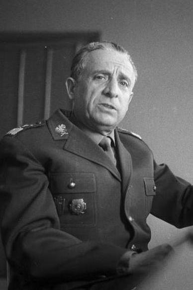 Wiceminister Obrony Narodowej, gen Marian Spychalski, nadzorujący GZI w latach 1945-1949 (fot. autor nieznany, domena publiczna)