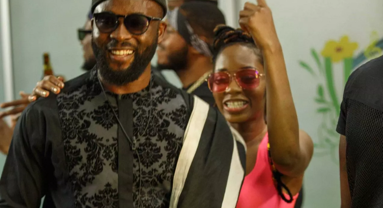 Gedoni and Khafi  are enjoying every bit of their affair. [Africa Magic/Big Brother Nigeria]