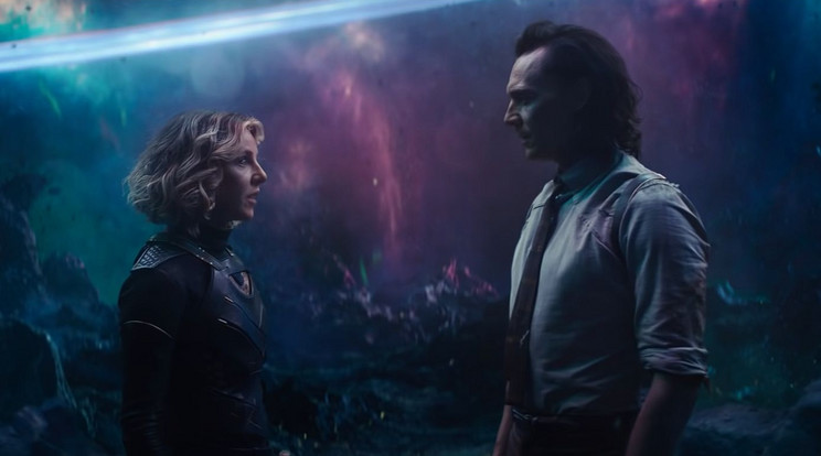 Sylvie (Sophia Di Martino) és Loki (Tom Hiddleston) között gyengéd érzelmek szövődtek a sorozat első évadában / Fotó: Marvel Entertainment