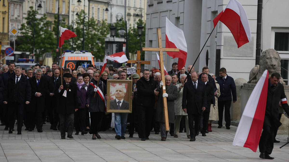 Obchody 85. miesięcznicy smoleńskiej w Warszawie