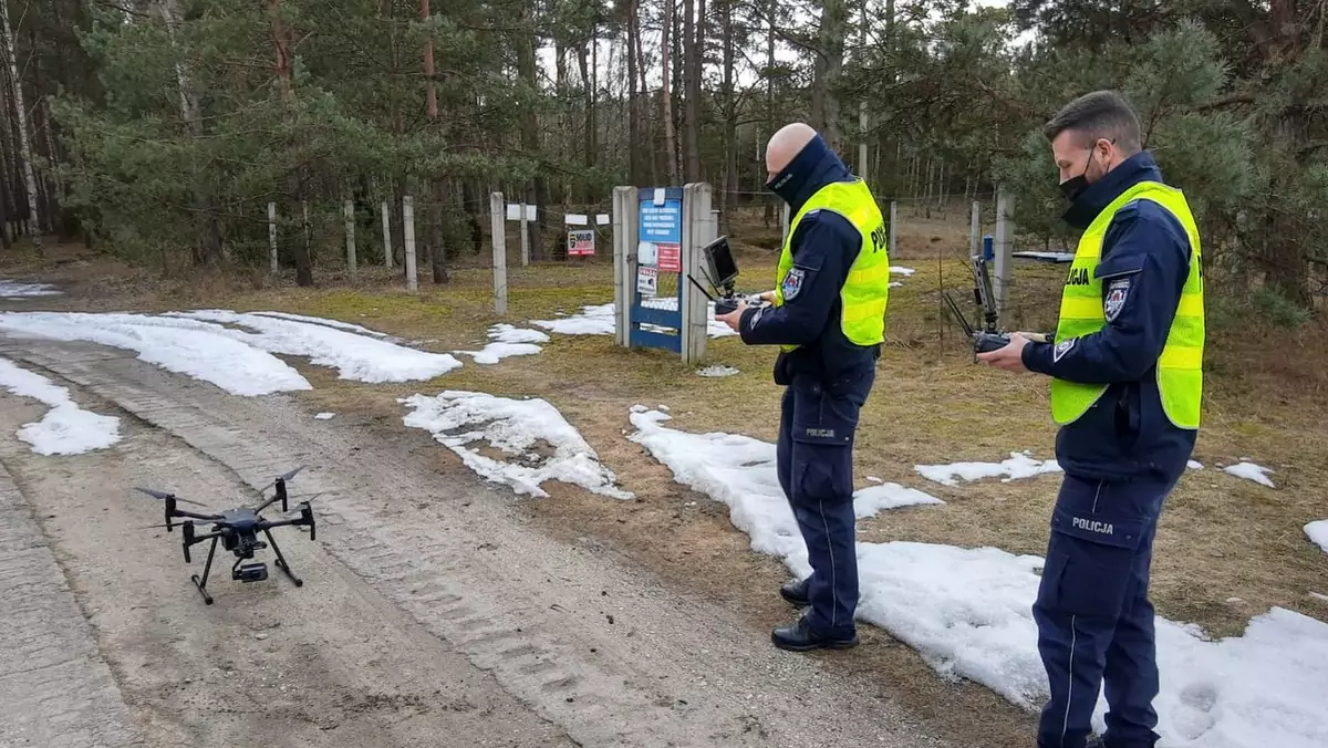 Policyjny dron widzi więcej niż patrol