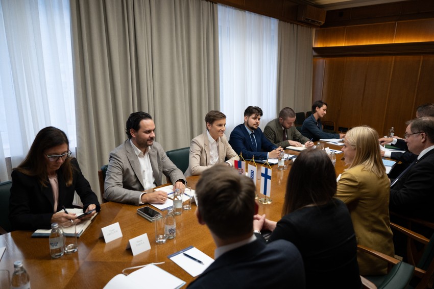 Ana Brnabić i Elina Valtonen