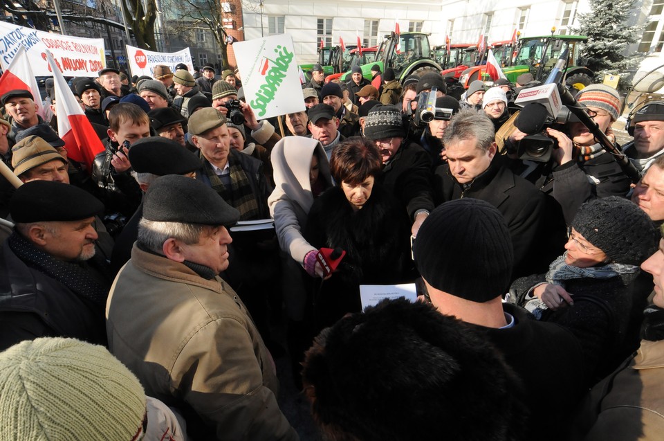 BYDGOSZCZ PROTEST ROLNIKÓW