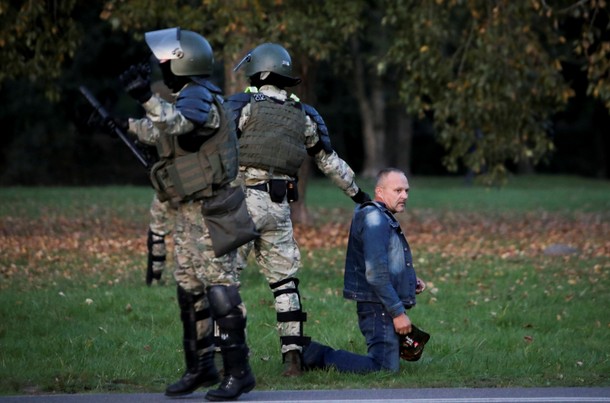 Białoruś. Protesty w Mińsku