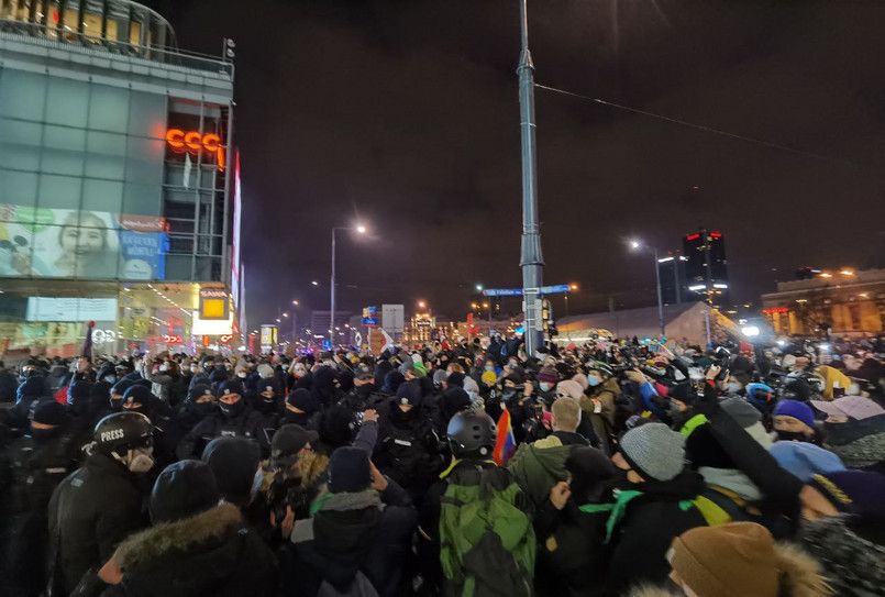 Strajk Kobiet w Warszawie, 29.01.