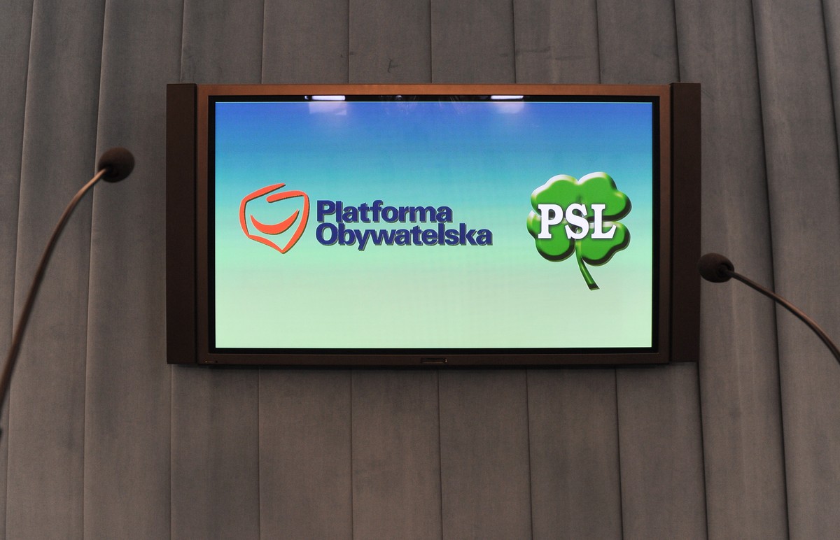Logo Platformy Obywatelskiej i PSL