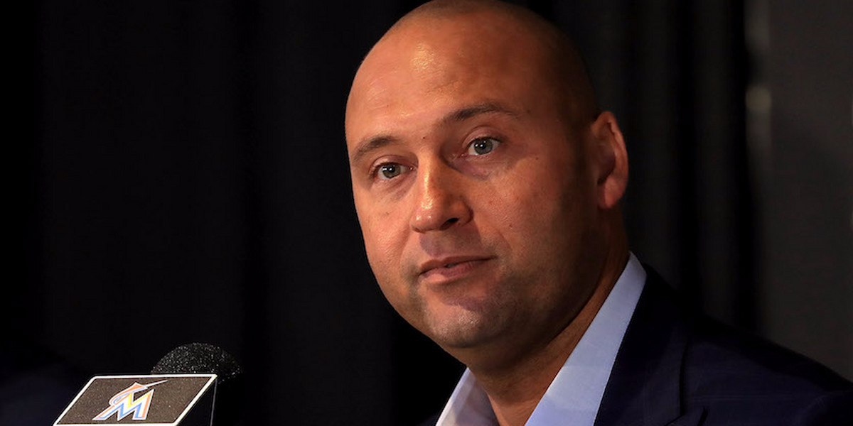 Derek Jeter is now the owner of the Marlins — and he's on a collision course with the team's biggest star