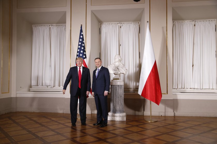 Wizyta Donalda Trumpa w Warszawie. Zobacz najnowsze zdjęcia