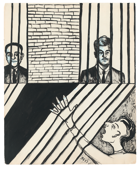 ALICE NEEL «Men behind Bars», 1936. 