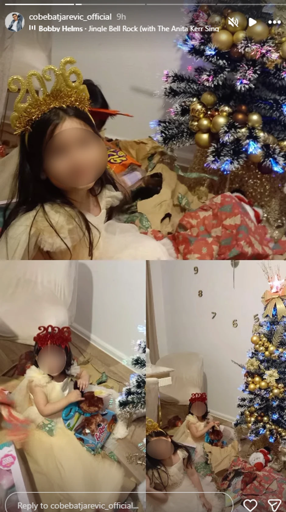 Cobe kupio unukama poklone za Novu godinu