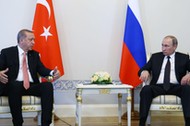 Turkish President Erdogan - Russian President Putin