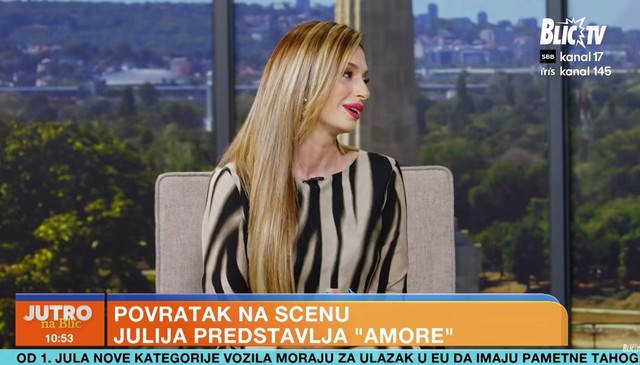 Julija FOTO: Jutjub/ BLIC TV