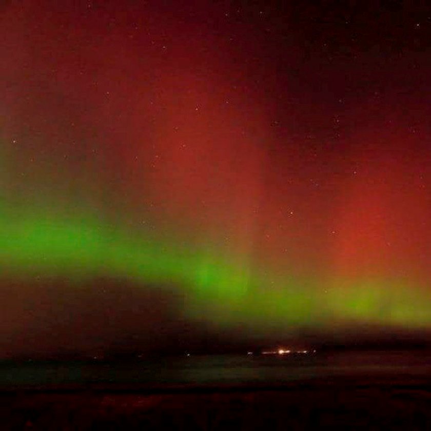 Zorza polarna nad Polską