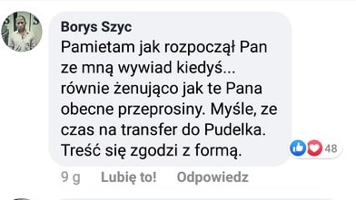 Komentarz Borysa Szyca