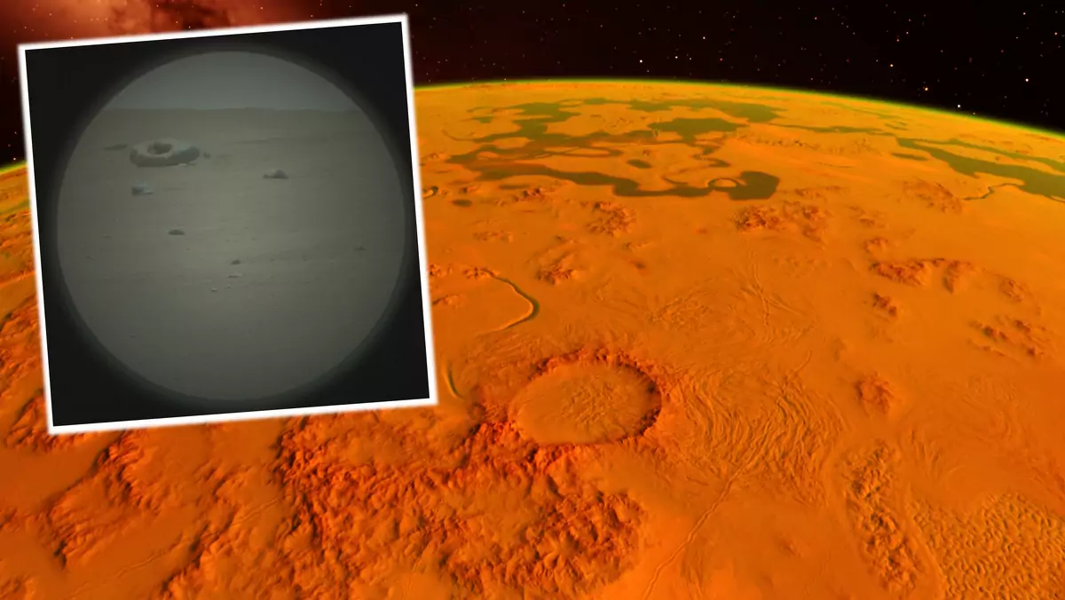 Łazik Mars Perseverance znowu zrobił zdjęcie, które odbiło się szerokim echem w sieci