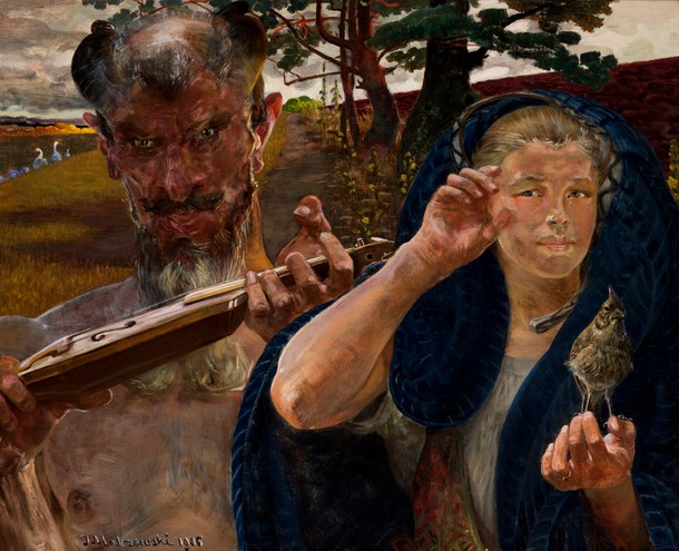 Jacek Malczewski, Piosenka jesienna, 1906 r, olej na desce, fot Pracownia Digitalizacji MNK