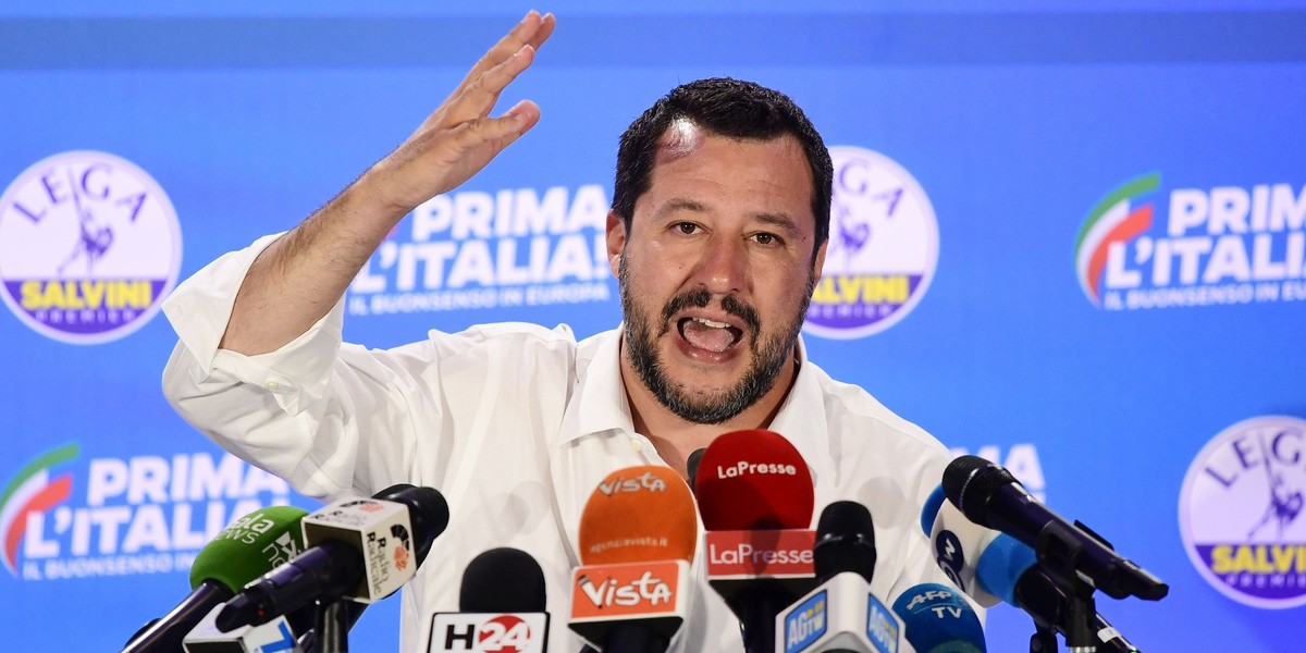 Wicepremier Włoch Matteo Salvini mówi, że nie zgadza się z Unią w kwestiach budżetowych. Bruksela chce nałożyć na Rzym procedurę nadmiernego deficytu