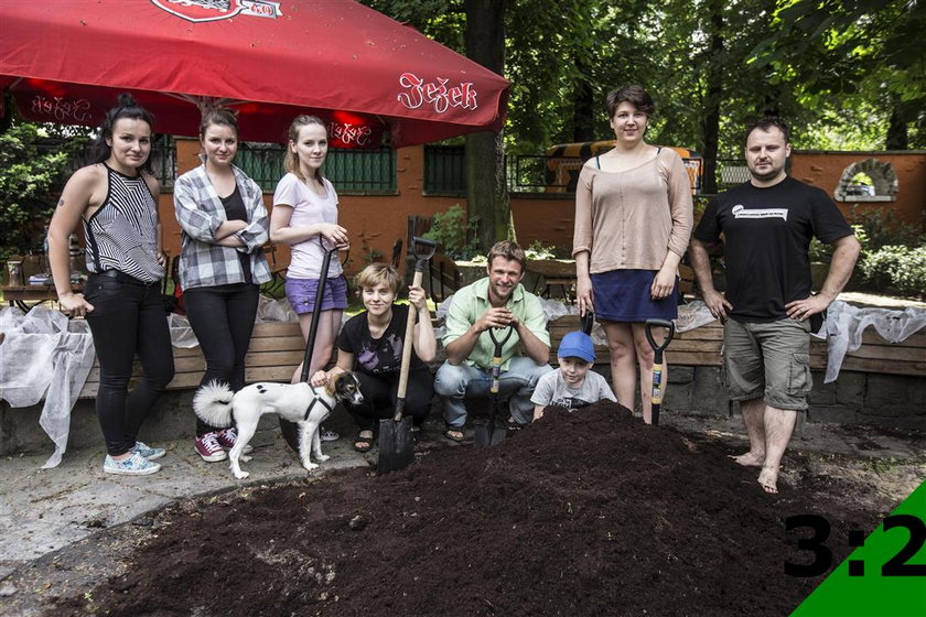 Ogród społeczny na Warszawskiej w Katowicach