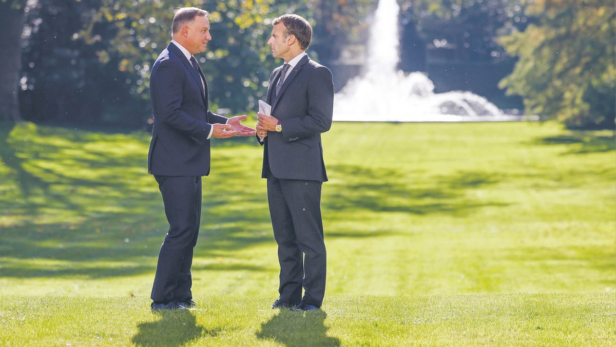 W październiku ub.r. Andrzej Duda rozmawiał w Paryżu z Emmanuelem Macronem m.in. o partnerstwie strategicznym w sprawach energetyki