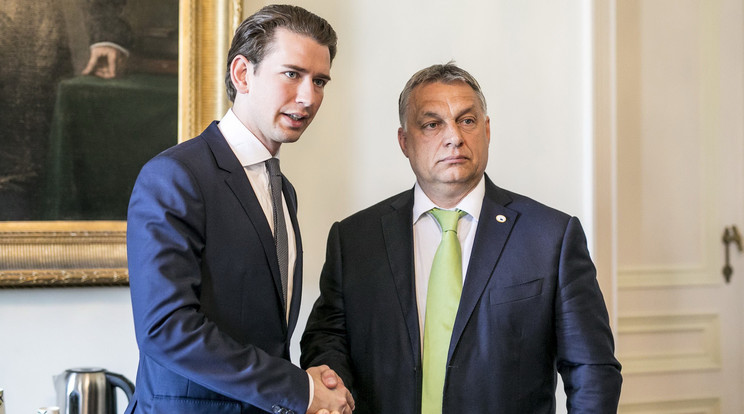 Sebastian Kurz osztrák kancellár is támogathatja a visegrádi 4-eket, ami az EU-erőviszonyok átrendeződésével járhat /Fo­tó: MTI/ Szecsődi Balázs