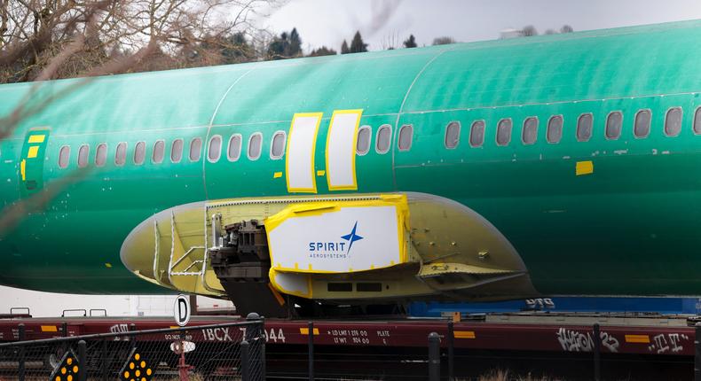 The late Joshua Dean had accused Boeing supplier Spirit AeroSystems of ignoring manufacturing defects in the 737 Max.Jason Redmond/AFP via Getty Images