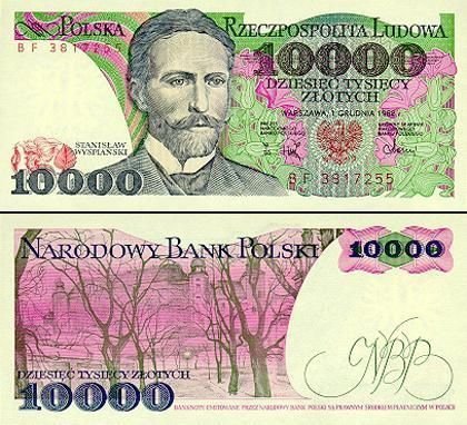 Banknoty z serii "Wielcy Polacy"