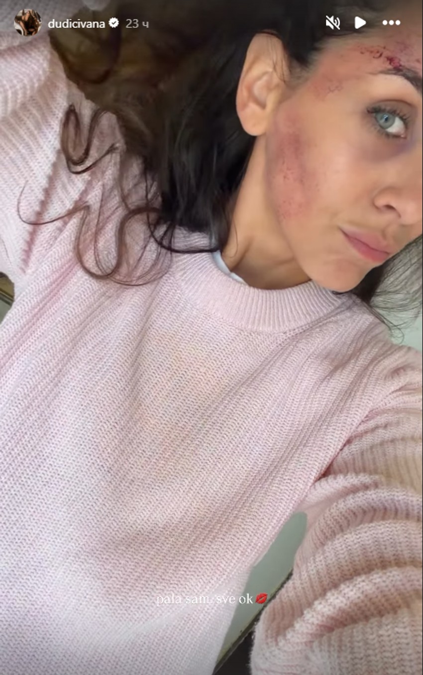 Ivana Dudić, povreda
