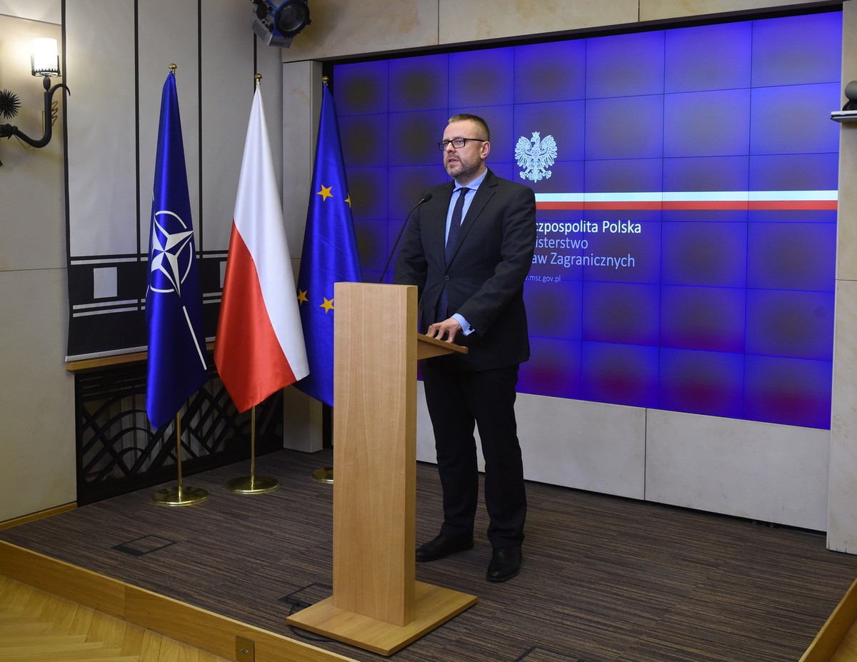 Rzecznik MSZ Marcin Wojciechowski