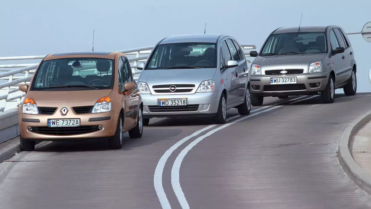 Ford Fusion kontra Opel Meriva i Renault Modus: małe, trwałe i praktyczne