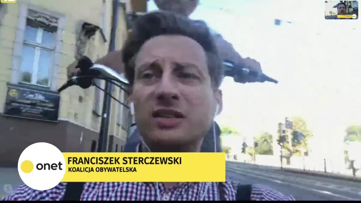 Poseł Sterczewski w Onet Rano 