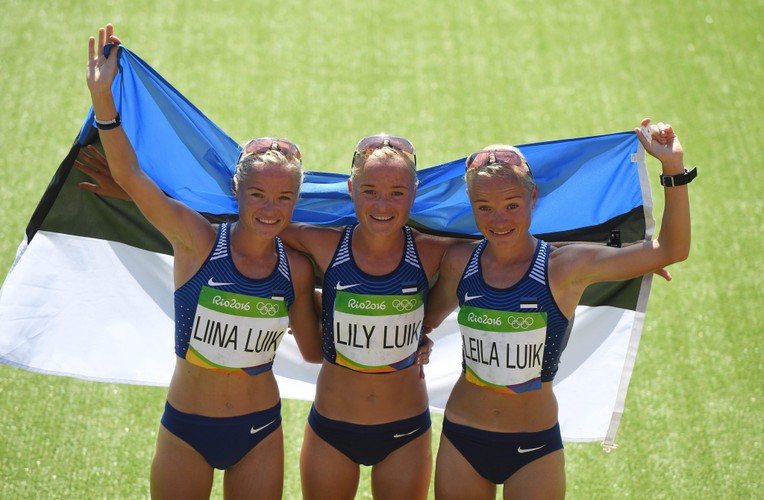 Siostry Liina, Lily i Leila Luik wystartowały w maratonie, ale żadna z nich nie zdobyła medalu