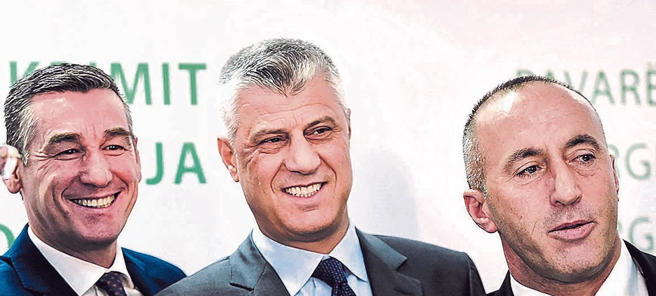 Kadri Veselji, Hašim Tači i Ramuš Haradinaj