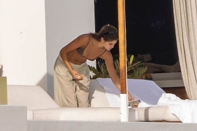 Paparaco fotke ćerke Sindi Kroford Kaje Gerber