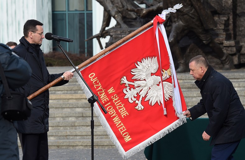 Mateusz Morawiecki oraz Marian Banaś w 2017 r.