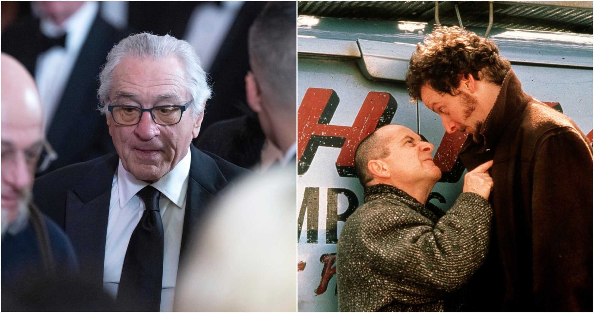 Robert De Niro (naľavo) odmietol rolu zlodeja Harryho (prvý z dvojice napravo).