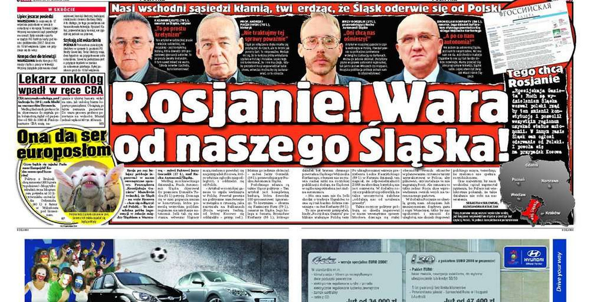 Rosjanie, wara od Śląska!