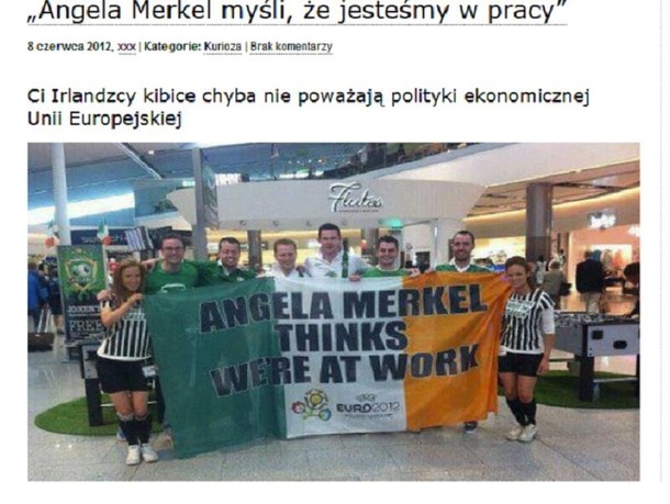 Memy Angela Merkel Irlandczycy