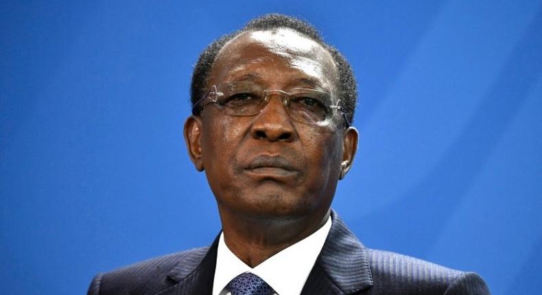 The arrests came during an attempt by the opposition to defy a ban by President Idriss Deby's (pictured) government on a demonstration organised as public anger soared over the nation's growing economic crisis