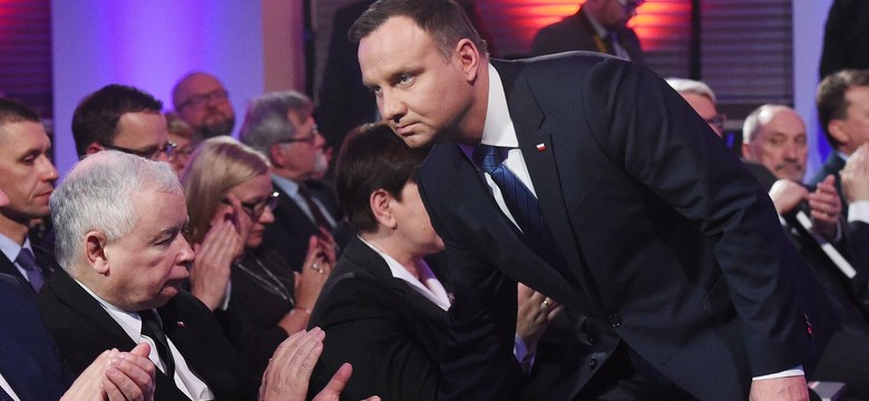 Na jednym biegunie Duda, Szydło i Kukiz, a na drugim Kaczyński i Macierewicz. SONDAŻ CBOS