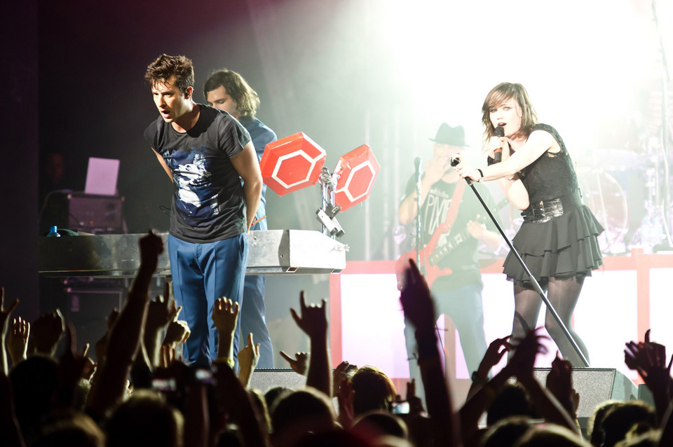 Mark Ronson &amp; Business Intl. na Roxy Festival (fot. Rafał Nowakowski / Onet.pl)