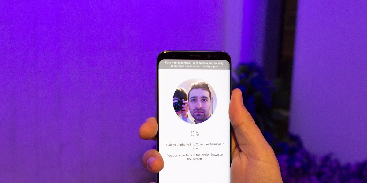 Samsung's Galaxy S8 facial recognition feature can be fooled with a photo