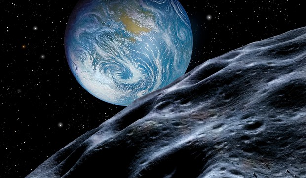 Ilustracija: asteroid