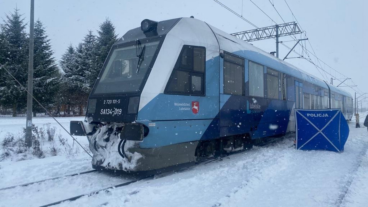 Tragedia na Lubelszczyźnie. Nie żyje pracownik kolei potrącony przez pociąg