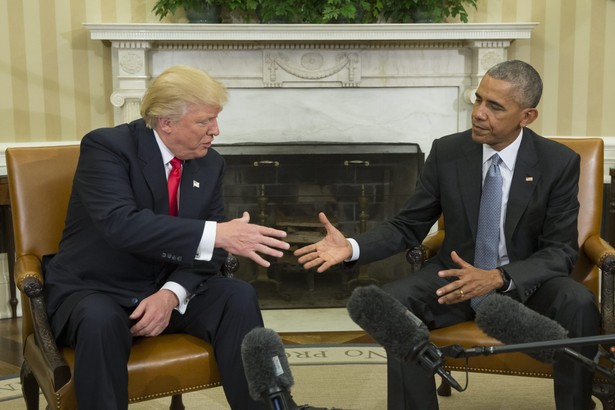 Barack Obama i Donald Trump