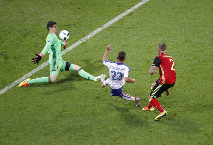 Włosi pokonali Belgów 2:0, choć to Czerwone Diabły prowadziły grę